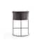 Manhattan Comfort Cosmopolitan Counter Stool in Pebble and Black CS008-PE - alternate 3